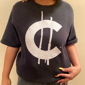 Short Sleeve Champion Sweatshirt